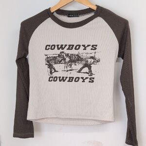 COWBOYS TOP SIZE MEDIUM